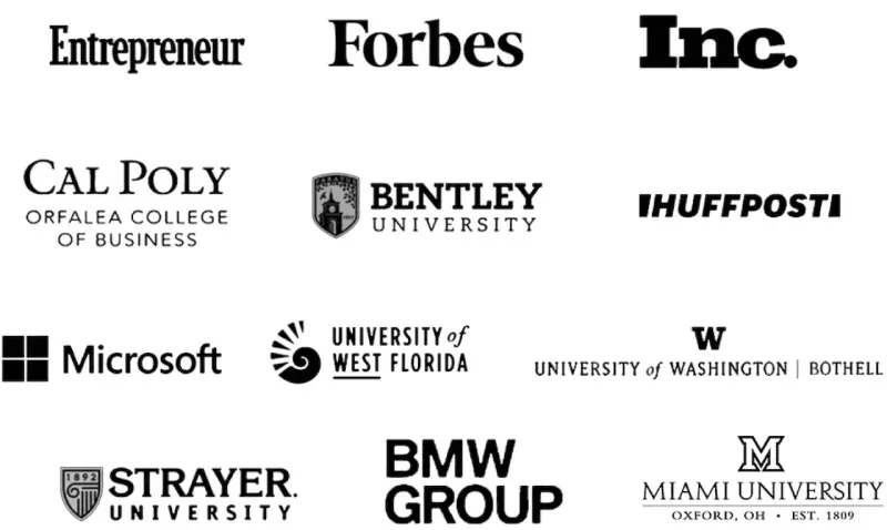 Featured in Entrepreneur, Forbes, Inc., and more